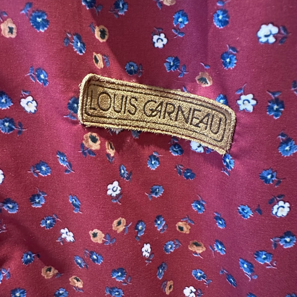 W’s Vintage 90’s Louis Garneau coat floral lined Windbreaker jacket. - Picture 4 of 5